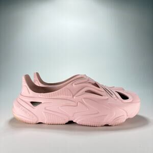 ROSE IN GOOD FAITH Plastic Soul Pink Slip On Clogs Sandals Men's Size 12